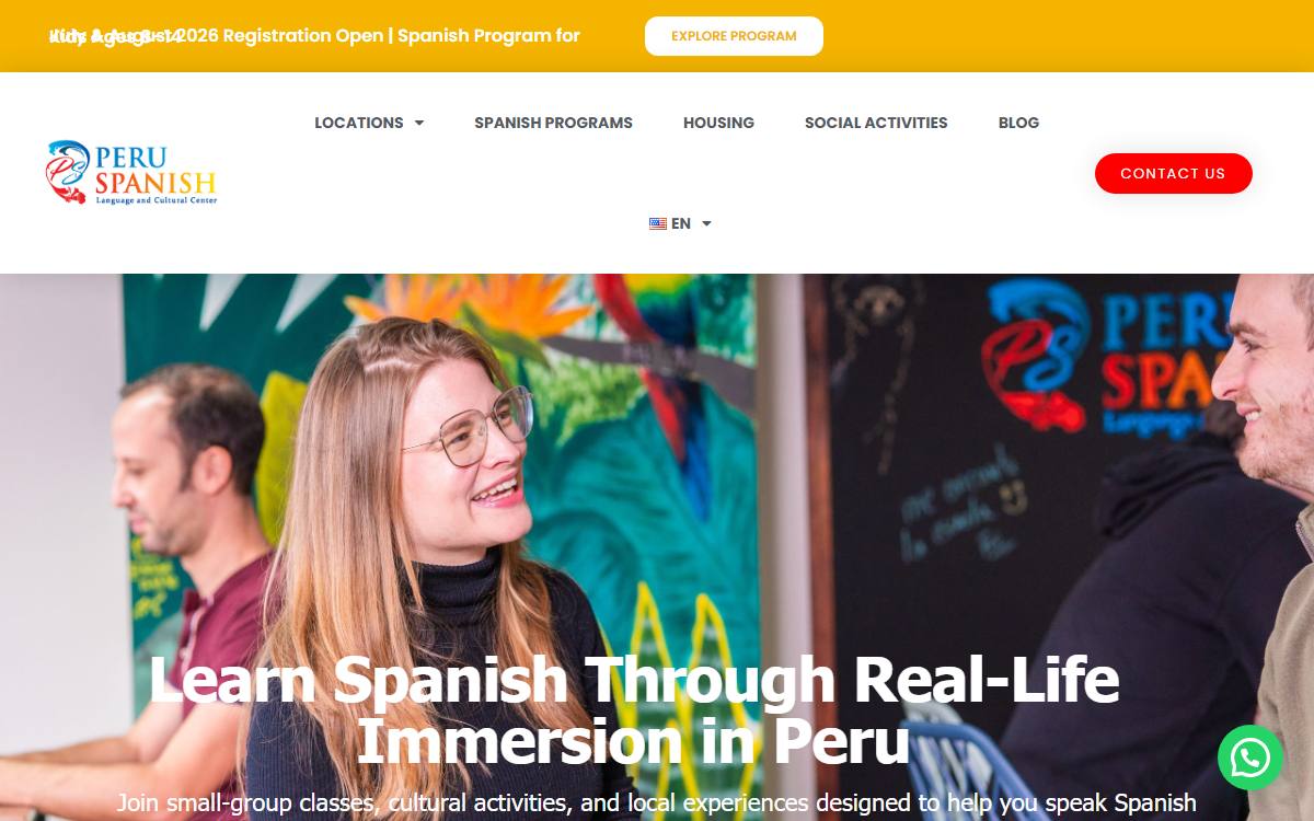 Diseño de página web profesional en Lima para peru spanish